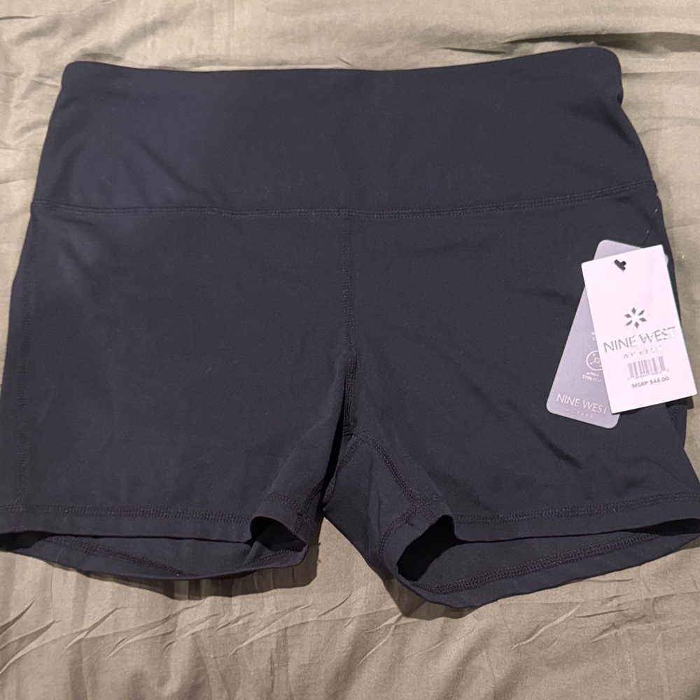Nine West Black Athletic Shorts